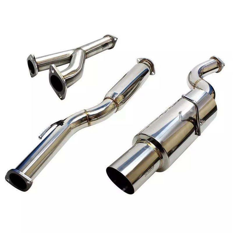 ISR Performance GT Single Exhaust – Hyundai Genesis Coupe 3.8 – Burnt Tip