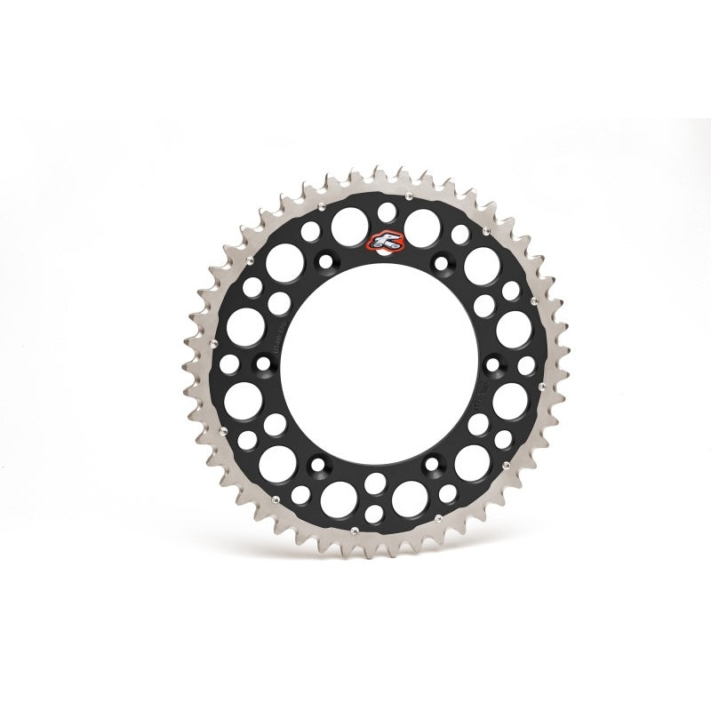 Renthal 92-24 Honda CR125R/250R/500R/ CRF250R/X/450R/RWE/RX Rear Twinring – Black 520-49P Teeth
