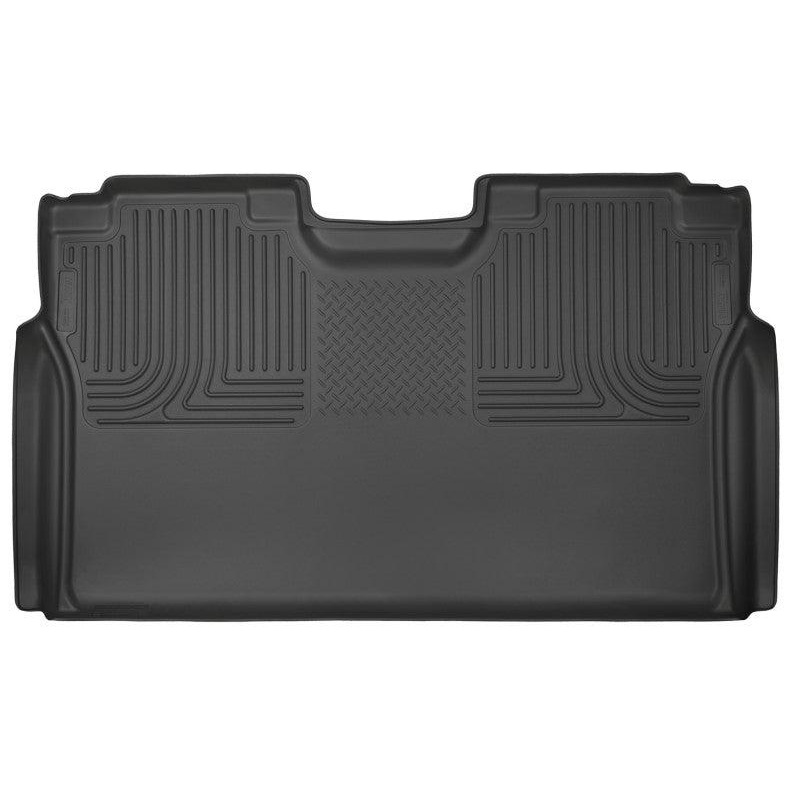 Husky Liners 15-23 Ford F-150 SuperCrew Cab WeatherBeater Black 2nd Seat Floor Liner
