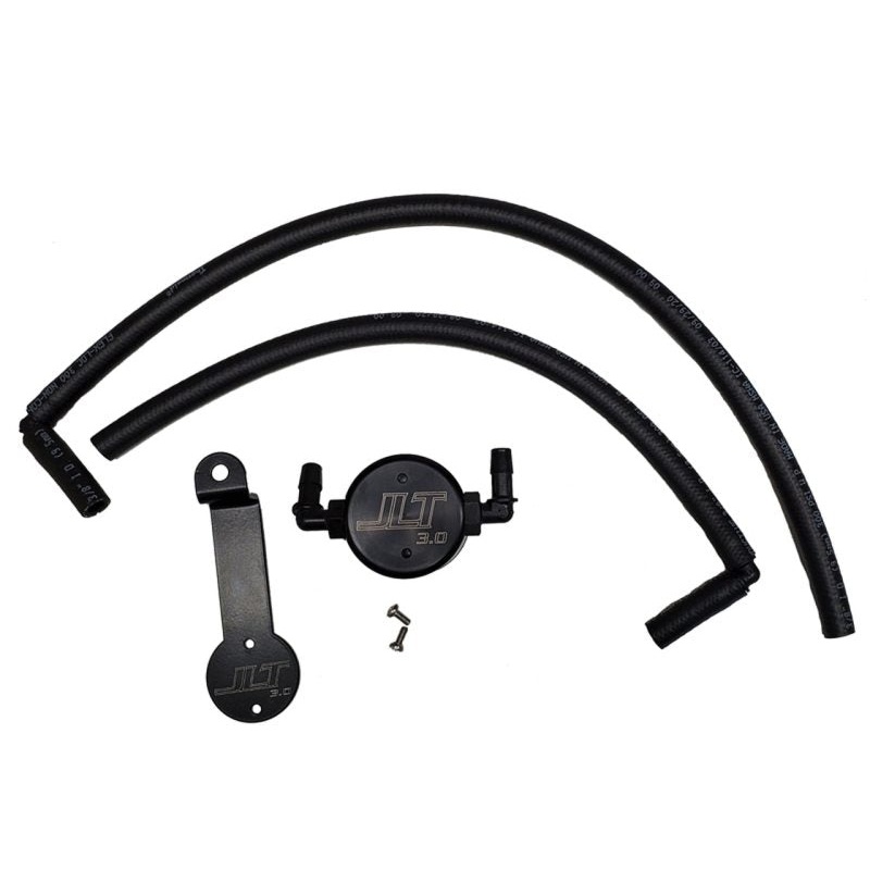 J&L 05-20 Toyota 4Runner 4.0L Driver Side Oil Separator 3.0 – Black Anodized