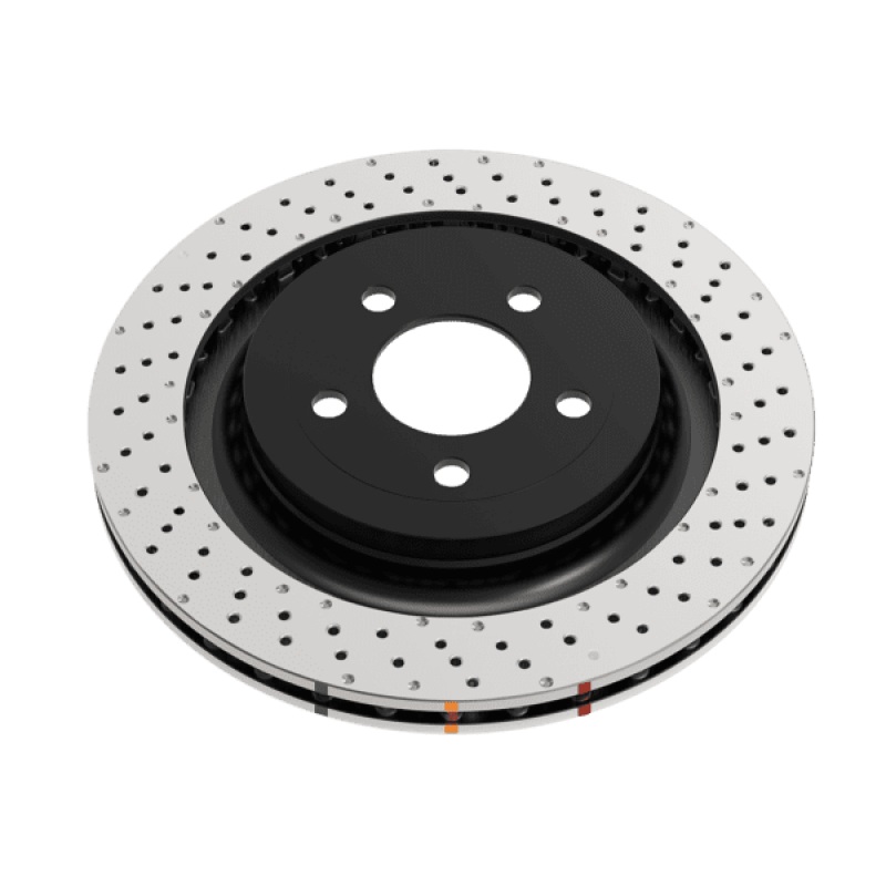 DBA 2008 Mercedes-Benz C63 AMG (w/Iron Rotor) Rear 4000 Series Drilled Rotor