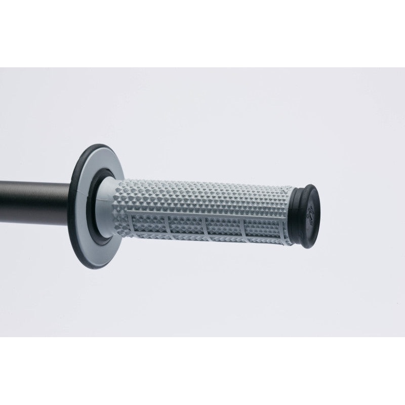 Renthal MX Dual Compound Grips Taper 1/2 Waffle – Grey/ Black