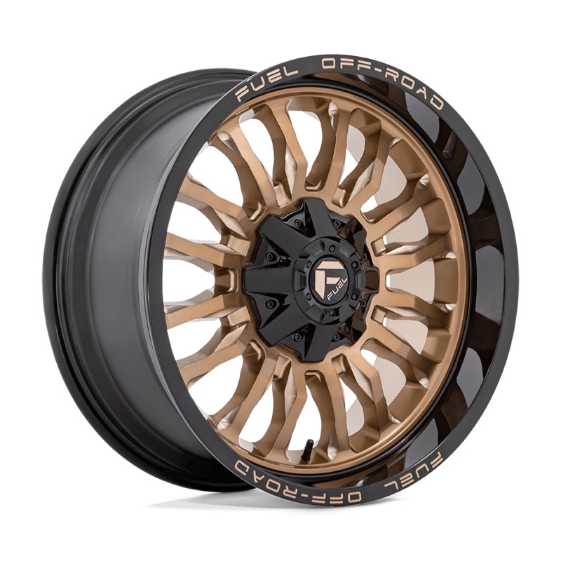 Fuel Wheels D797 ARC 22″ 8×165.1 Platinum Bronze With Black Lip