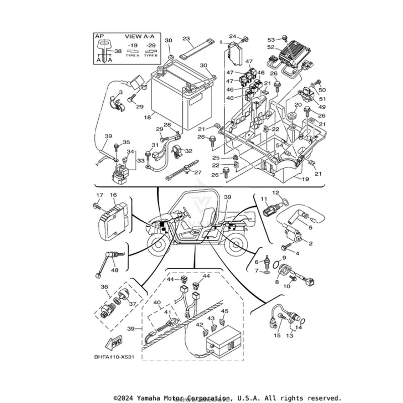 Main Switch Assembly by Yamaha