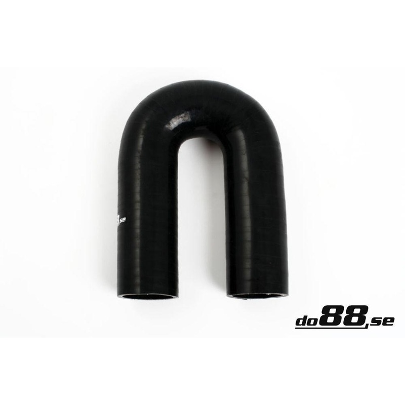 Silicone Hose Black 180 degree 1,5” (38mm)