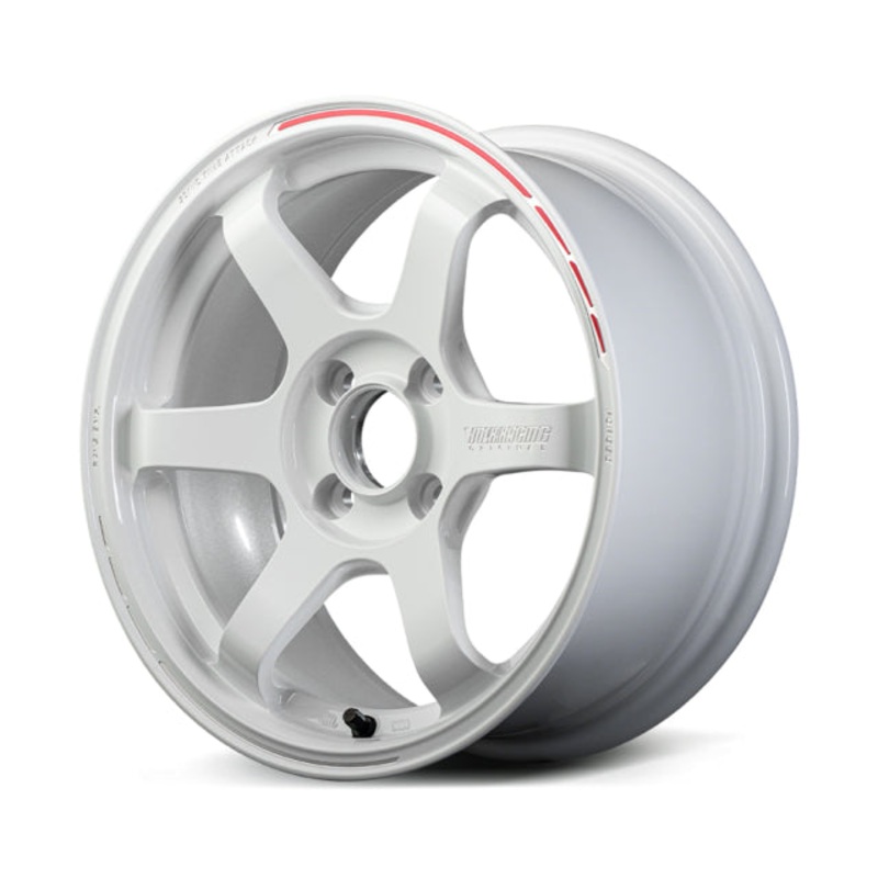 Volk Racing TE37 Sonic Time Attack Wheel  – 16×7.0 +26 | 4×100 |  White / REDOT