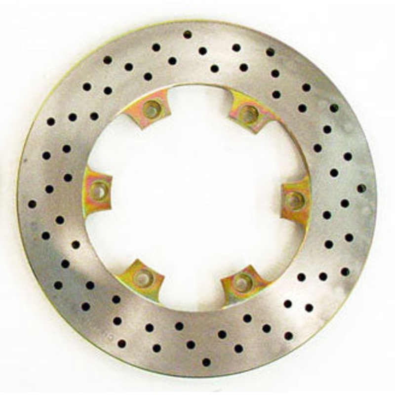 200mm (7 7/8″) Vented Rear Brake Disc, Cross Drilled, Steel