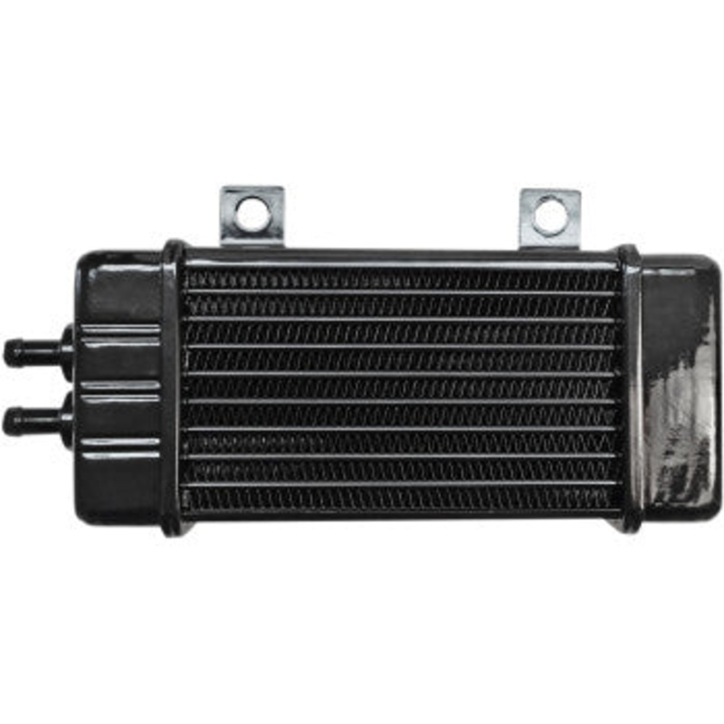 Universal Oil Cooler – 10-Row – Gloss Black by Jagg Oil Coolers
