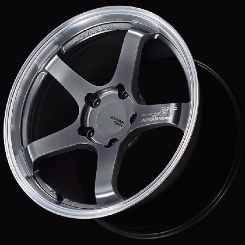 Advan GT Premium Version 21×10.5 +15 5-112 Machining & Hyper Platinum Black Wheel