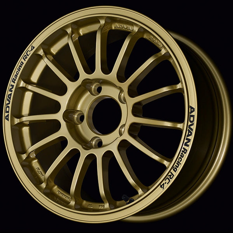 Advan RC-4 Wheel – 15×6.5 +35 | 5×114.3 | Rally Gold