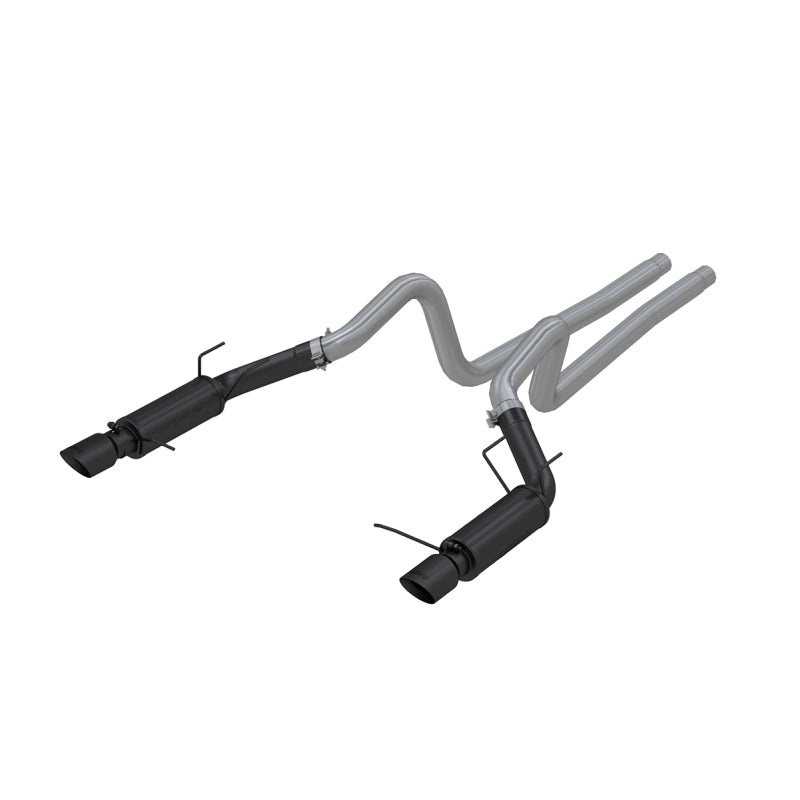 MBRP 11-14 Ford Mustang GT 5.0L 3in Cat Back Dual Split Rear Race Version 4in Tips – Black