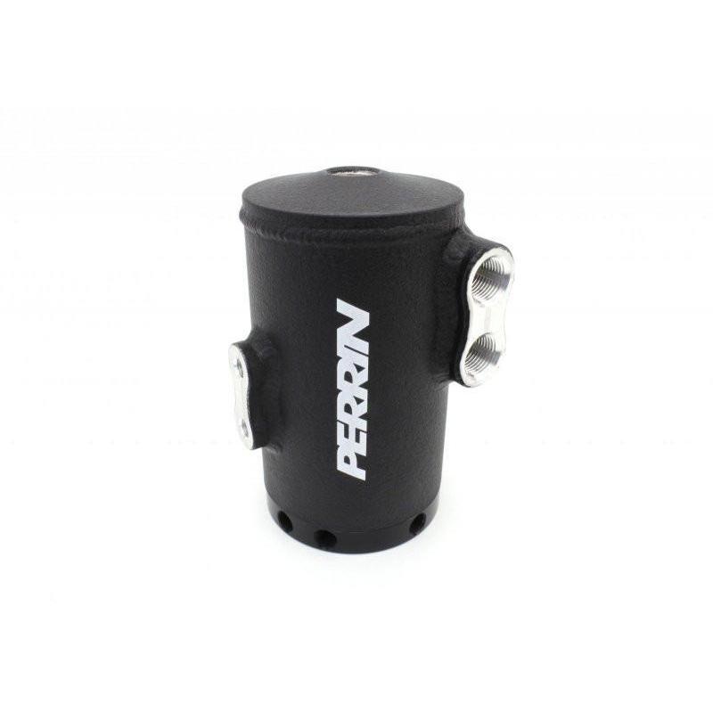 Perrin 02-14 WRX / 04-21 STI / 05-09 LGT Air Oil Separator Black w/ FMIC | PSP-ENG-607BK