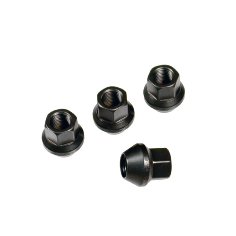 Rays 17 Hex Racing Nut L25 Short Type 12×1.25 – Black (4 Pieces)