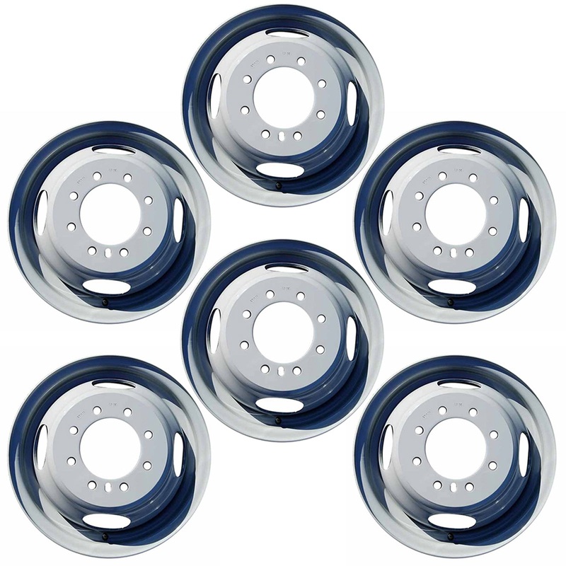 Set of 6 Brand New 16″ 16×6 Steel Dually Wheel for 1985-1997 FORD F350 DRW OEM Quality Replacement Rim