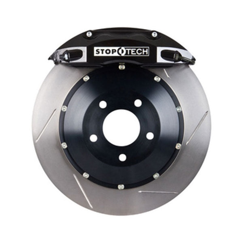 StopTech ST-40 Big Brake Kit Front 355x32mm Slotted Rotors Black Calipers – 15-20 WRX