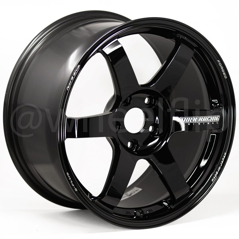 Volk Racing TE37 Saga S-Plus 18×9.5 +38 5×114.3 Black (SET)