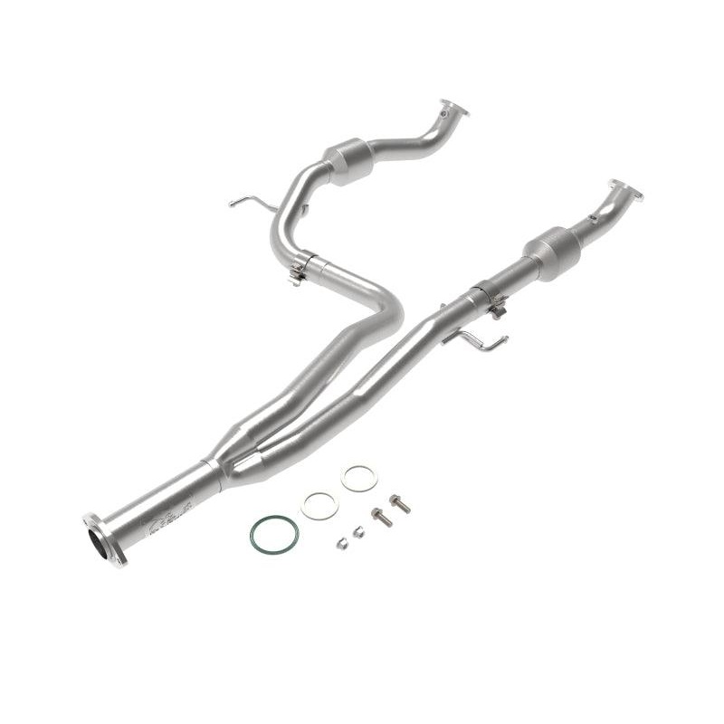 aFe – Power Twisted Steel Y-Pipe w/ Cat SS 16-20 Toyota Tacoma V6-3.5L (4WD Only)