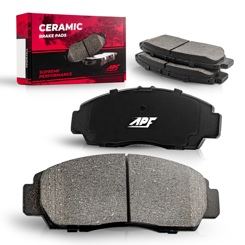 APF Front Ceramic Carbon Fiber Brake Pads for 2007-2012 Nissan Sentra 2.5L