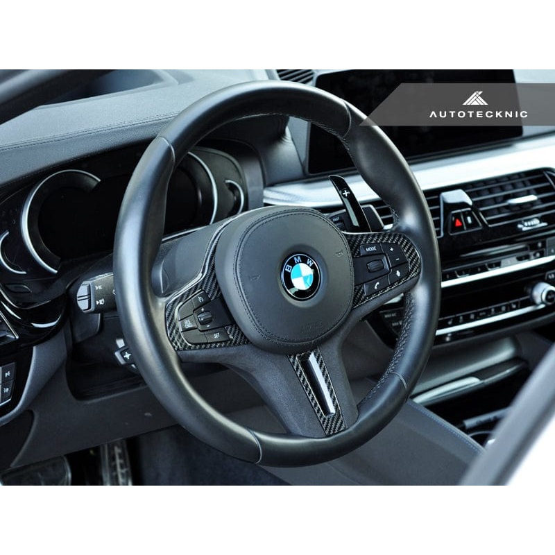 AutoTecknic Carbon Alcantara Steering Wheel Trim – F90 M5 2018-2019
