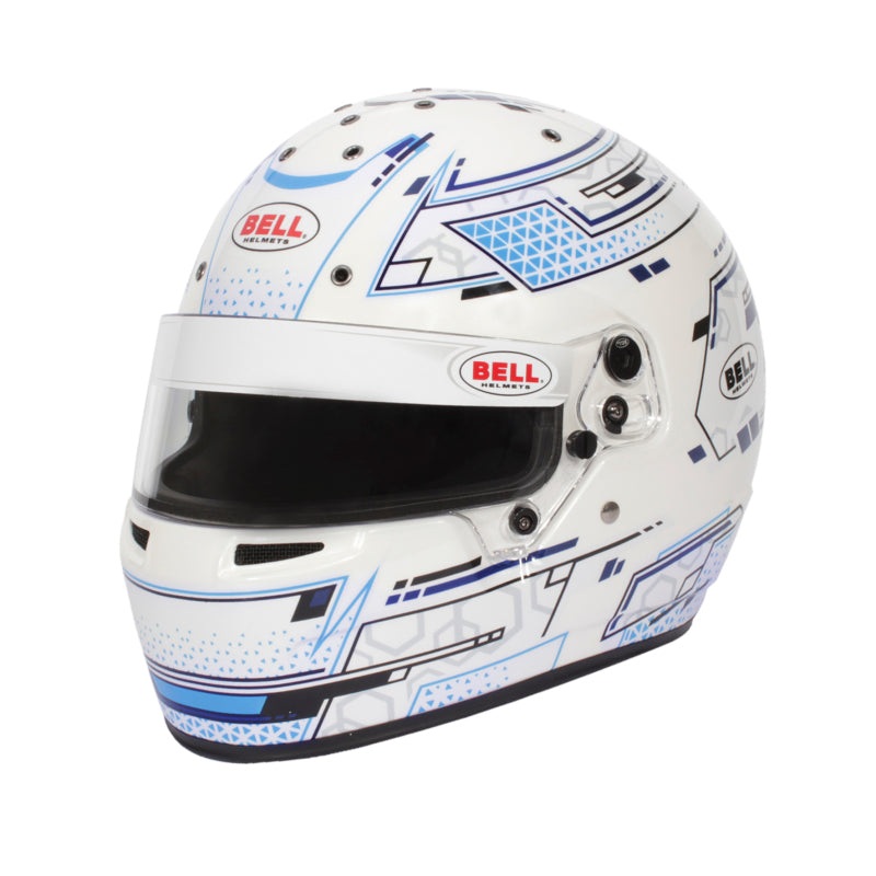 Bell RS7-K K2020 V15 BRUSA HELMET – Size 60 | White/Blue