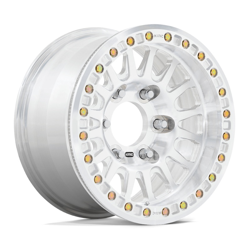 KMC Wheels KM445 Impact Forged Beadlock 17″ 8×165.1 Raw Machined
