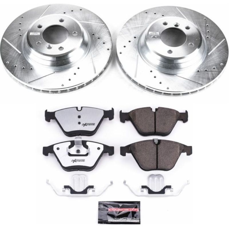 PowerStop Power Stop 2011 BMW 335d Front Z26 Street Warrior Brake Kit
