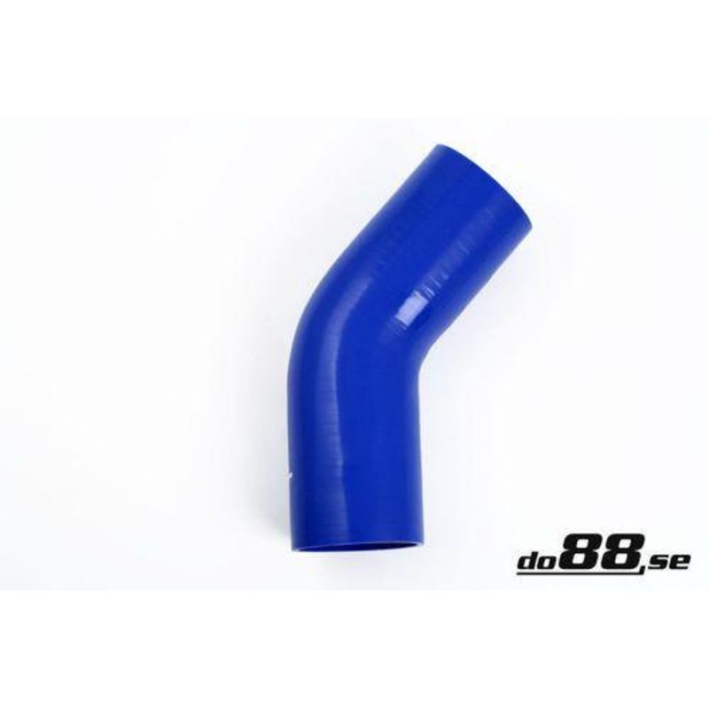 Silicone Hose Blue 45 degree 3,5” (89mm)