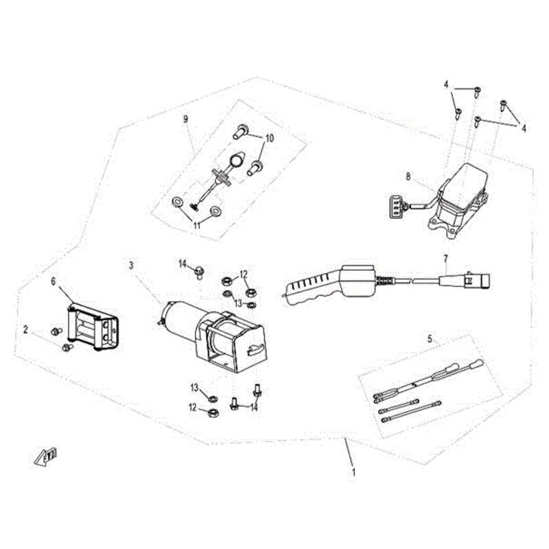 Tapping Screw St4.8X25 (Replaces 30110-480250040) by CF Moto