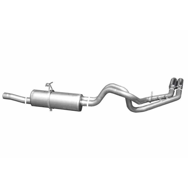 Gibson 99-04 Ford F-250 Super Duty Lariat 6.8L 2.5in Cat-Back Dual Sport Exhaust – Stainless