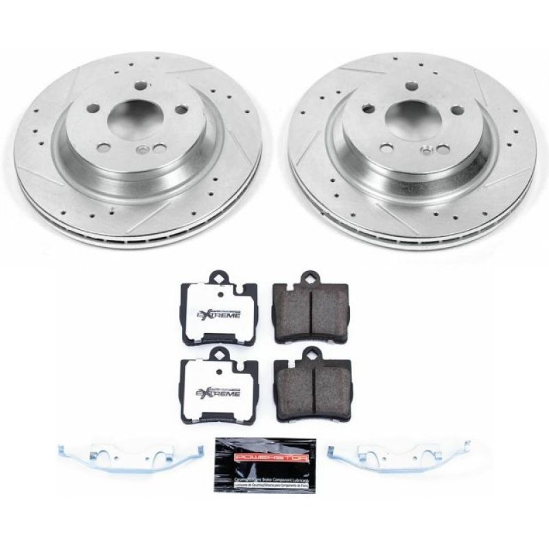 PowerStop Power Stop 00-03 Mercedes-Benz CL500 Rear Z26 Street Warrior Brake Kit