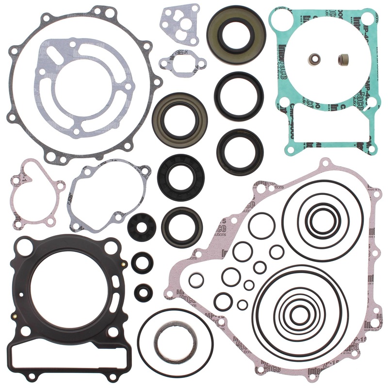Vertex 811875 Gaskets 07-08 Yamaha YFM400 Grizzly IRS Complete Gasket Kit w/ Oil Seals