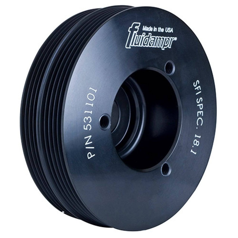 Fluidampr Steel Internally Balanced Damper Crank Pulley Subaru 02-14 WRX EJ205 EJ255 04+ STI EJ257