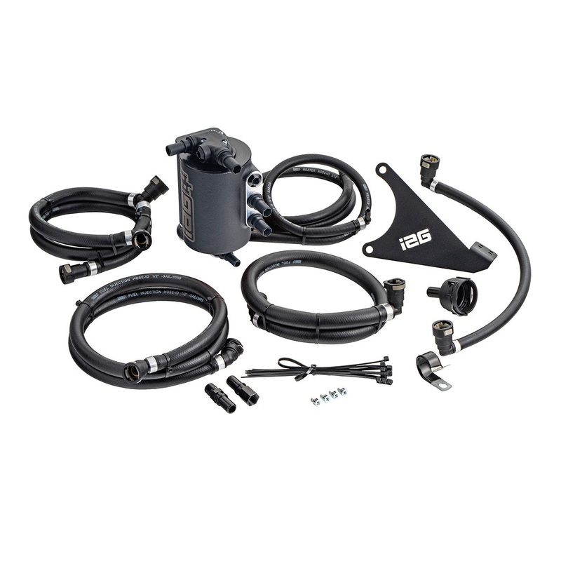 IAG [22-25 WRX] Air / Oil Separator – Black | IAG-ENG-7188BK