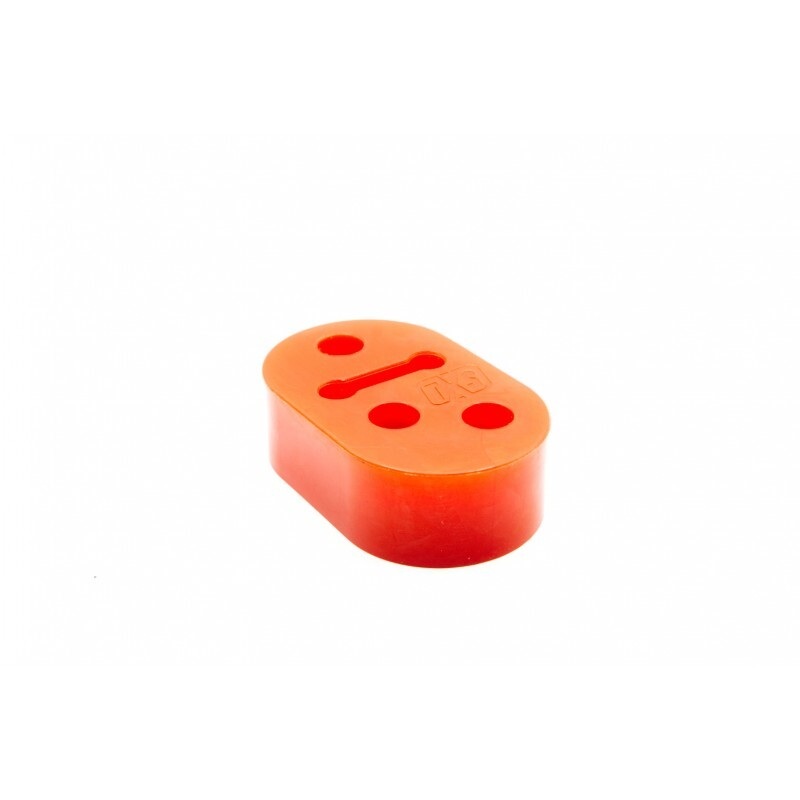 Turbo XS Universal 12mm Two Position Polyurethane Exhaust Hanger – Red