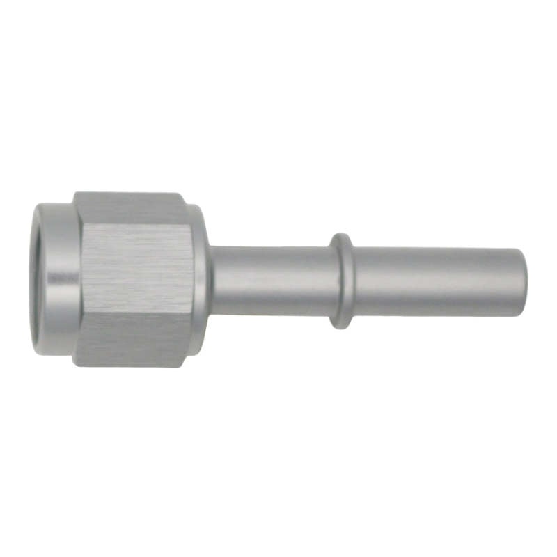 DeatschWerks 6AN Female Flare Swivel to 5/16in Male EFI Quick Disconnect – Anodized DW Titanium