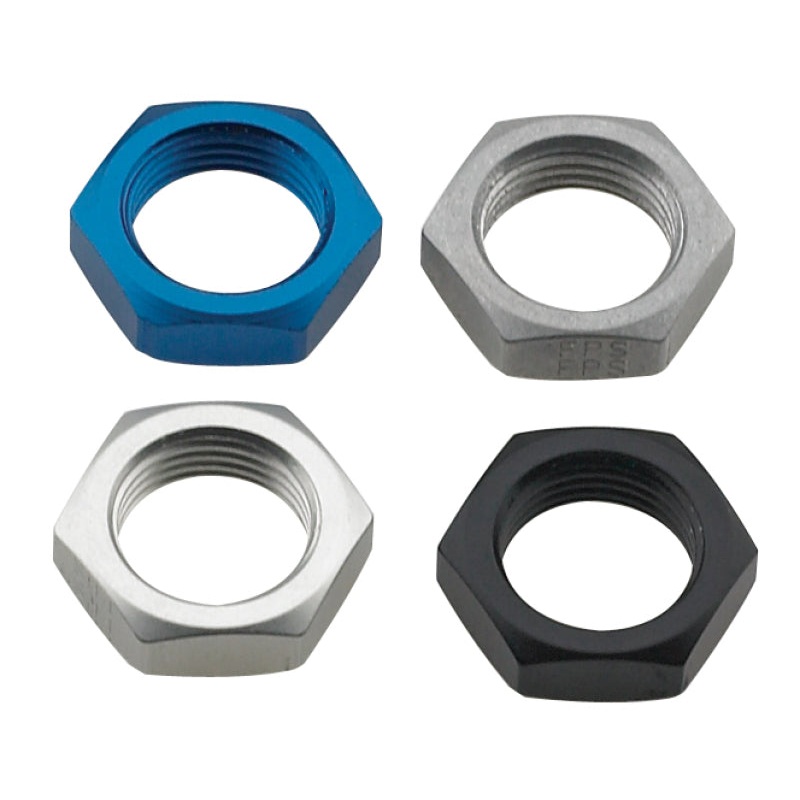 Fragola -12AN Bulkhead Nut – Black
