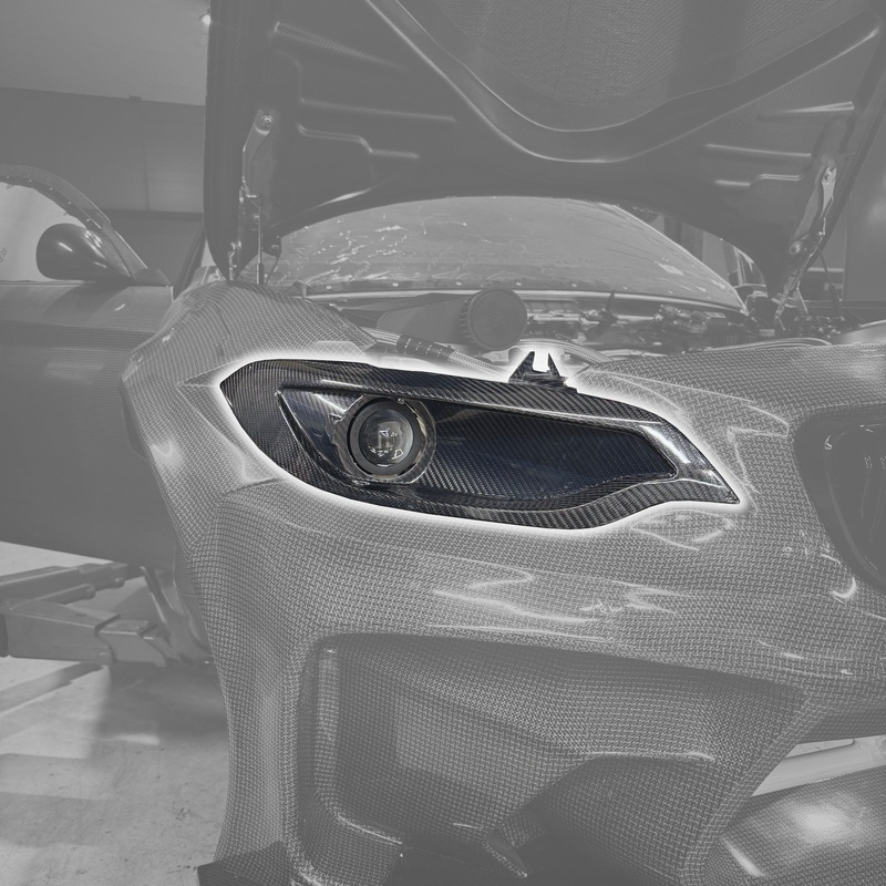 HGK Racing – BMW F22 Headlight Replacement with LED lense