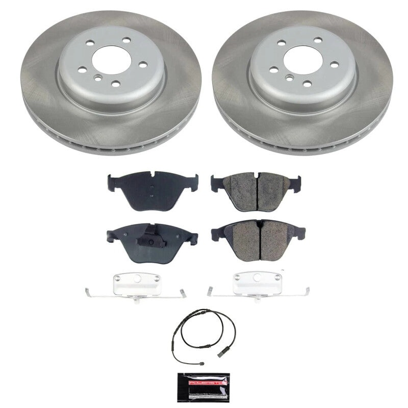 PowerStop Power Stop 2011 BMW 535i xDrive Front Semi-Coated Rotor Kit