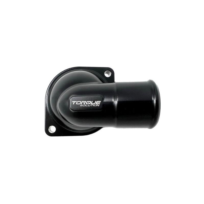 Torque Solution 02-14 Subaru WRX / 04-21 Subaru STI Billet Thermostat Housing – Black Anodized