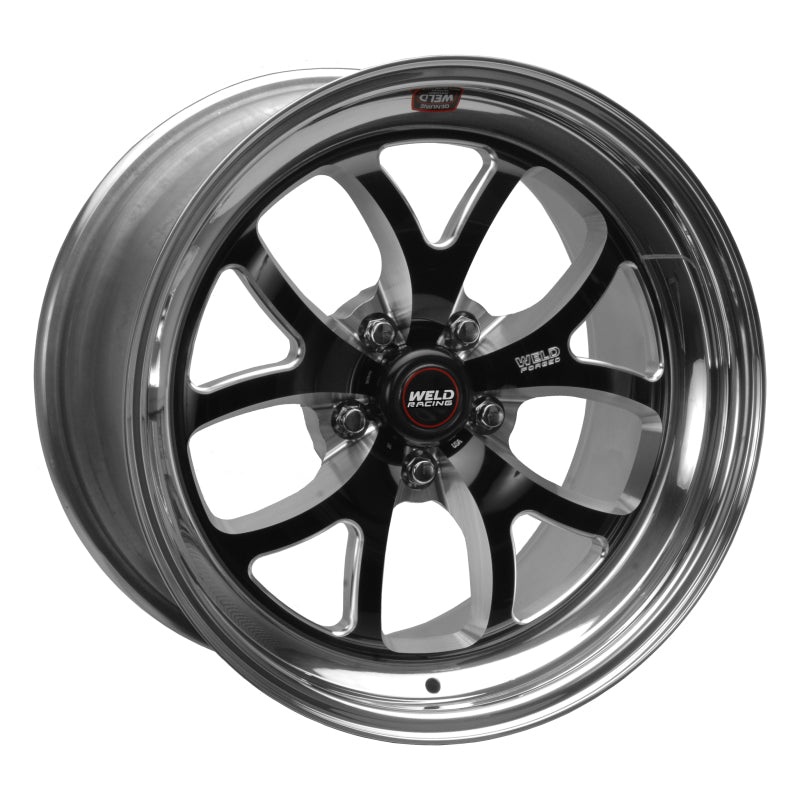 Weld S76 18×10 / 5×4.5 BP / 6.7in. BS Black Wheel (Low Pad) – Non-Beadlock