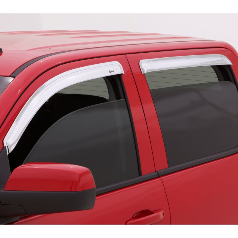 AVS 12-16 Honda CR-V Ventvisor Outside Mount Front & Rear Window Deflectors 4pc – Chrome
