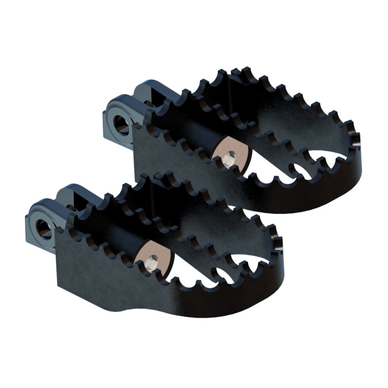 Burly Brand MX Pegs Rider – Black