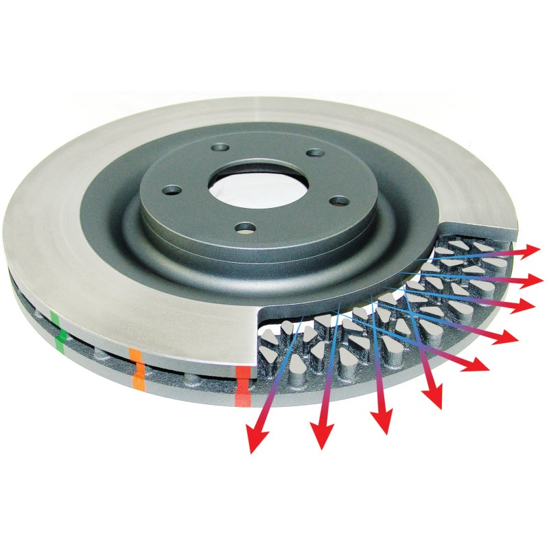 DBA 04-12 Nissan Pathfinder 4.0L/5.6L Rear Slotted Street Series Rotor