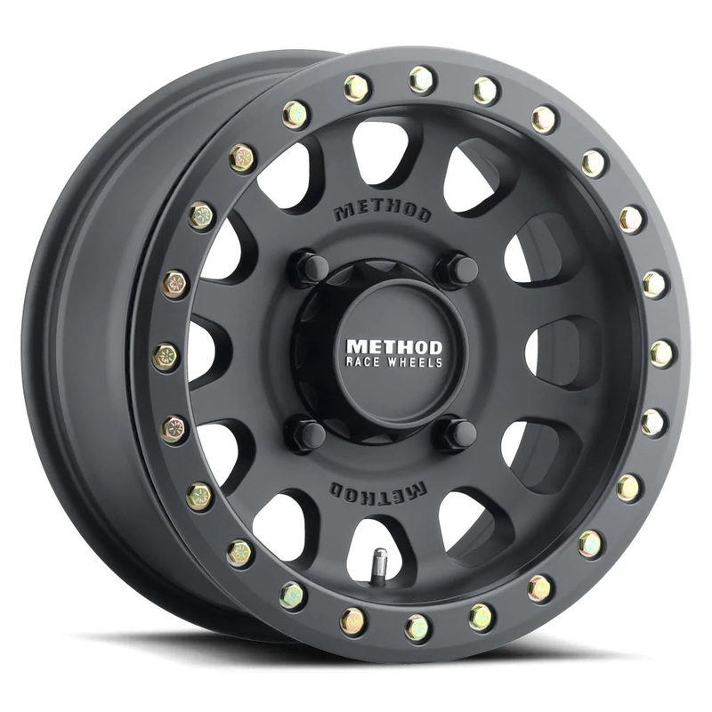 Method MR401 UTV Beadlock 15×6 5+1/+49mm Offset 5×4.5 72mm CB Matte Black w/BH-H24100 Wheel | MR40156012551B