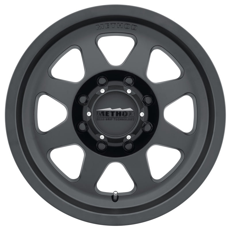 Method MR701 17×9 -12mm Offset 8×6.5 130.81mm CB Matte Black Wheel