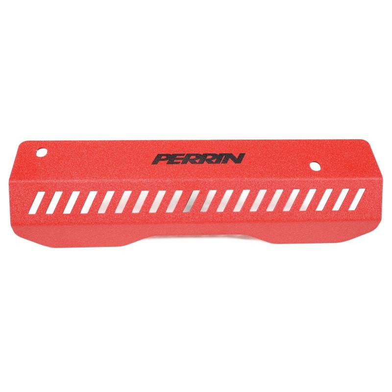 Perrin [22-25 WRX] Pulley Cover | Short Version – Works w/AOS System – Red | PSP-ENG-154RD