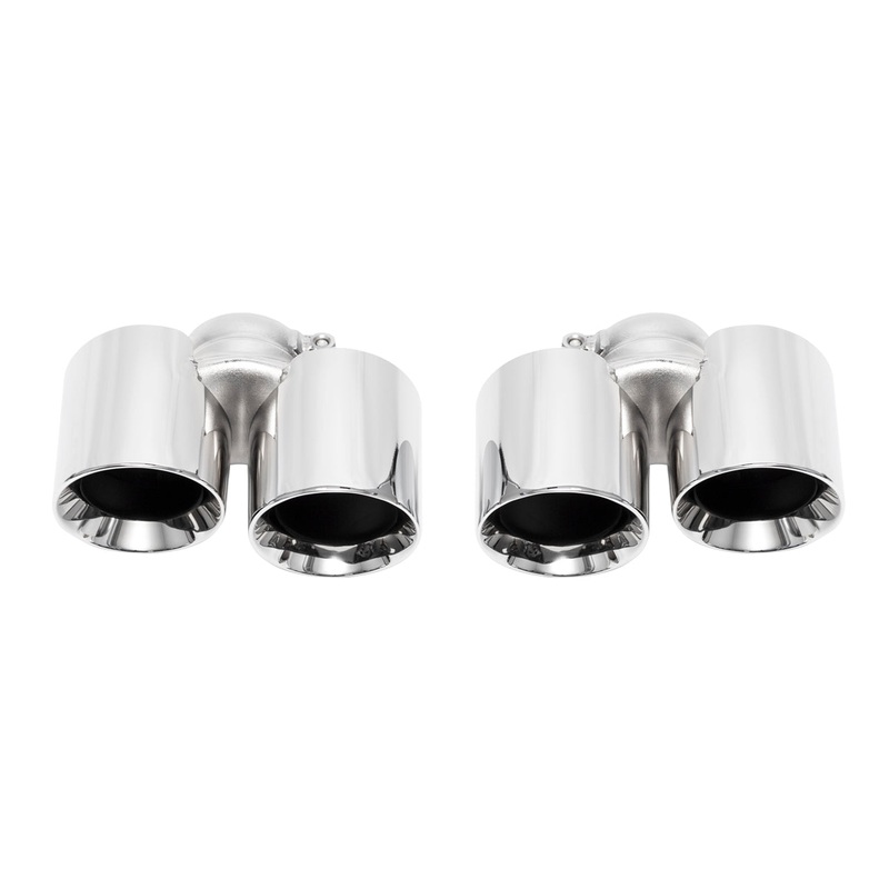 SOUL 17-19 Porsche 991.2 Carrera (non-PSE) Perf. Exhaust w/o Drone Tubes – Base – Pol. Chrome Tips