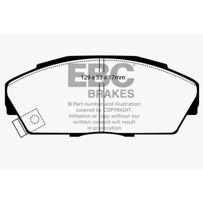 EBC 92-94 Acura Integra 1.7 Vtec Ultimax2 Front Brake Pads