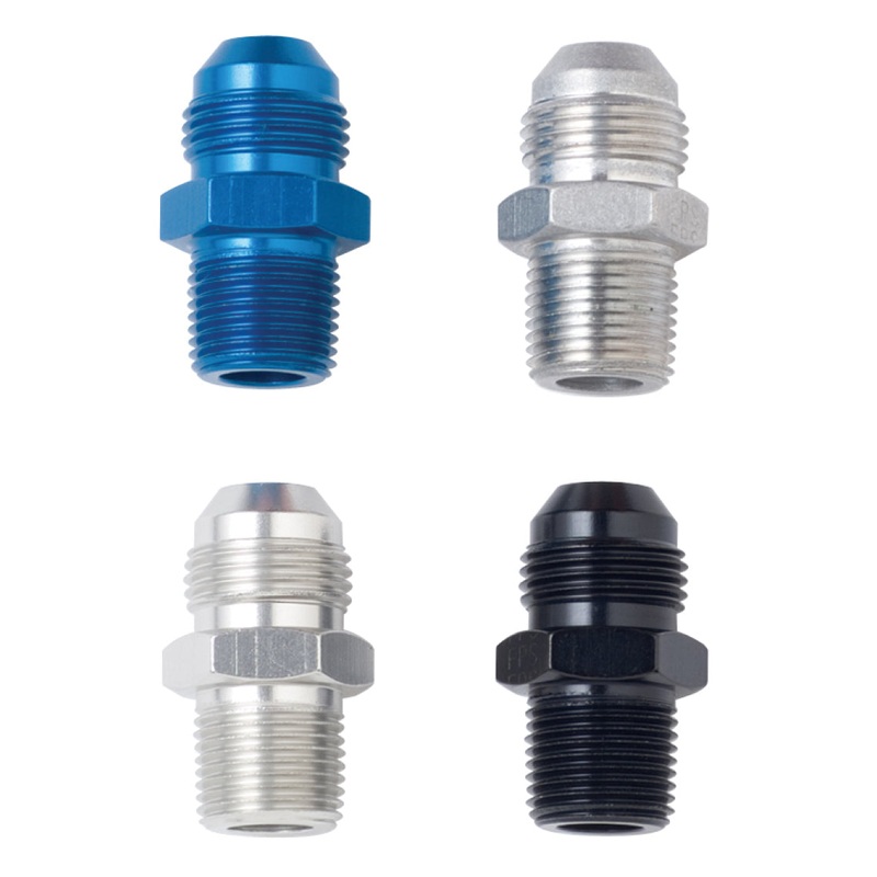 Fragola -6AN x 1/4 NPT Straight Adapter – Black