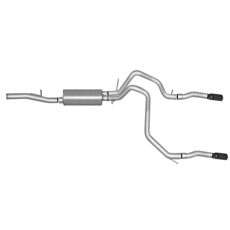 Gibson 10-19 Chevrolet Tahoe LS 5.3L 2.25in Cat-Back Dual Split Exhaust – Stainless